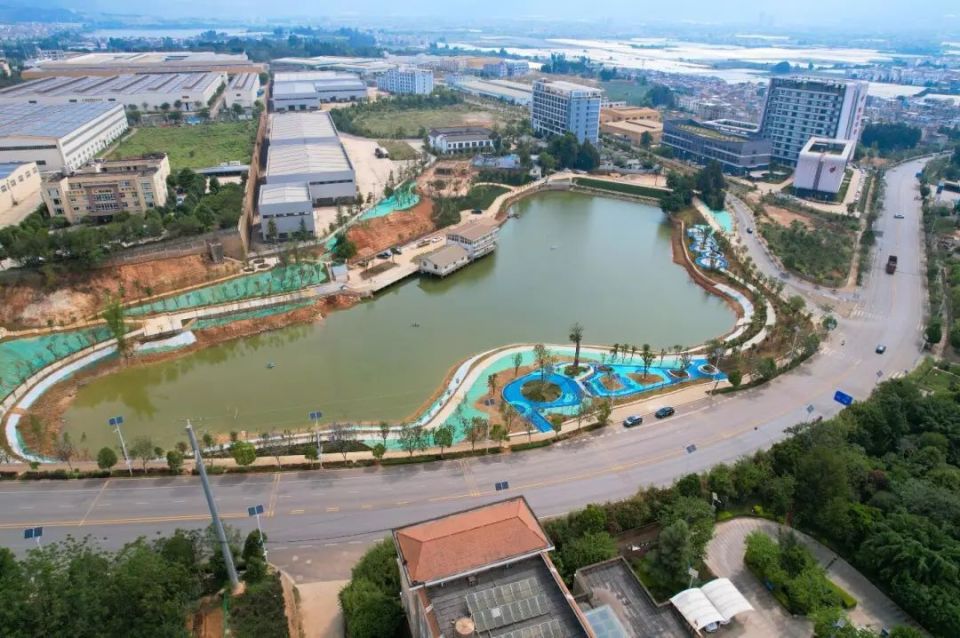 承包坝塘变公园,打造中轴线西入口新亮点!