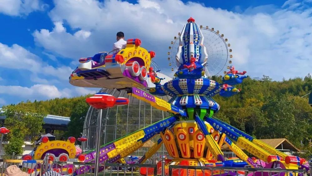 椅,海盗船树屋滑道,惊险刺激鬼屋,圆桌骑士20余个游乐项目宁国欢乐园