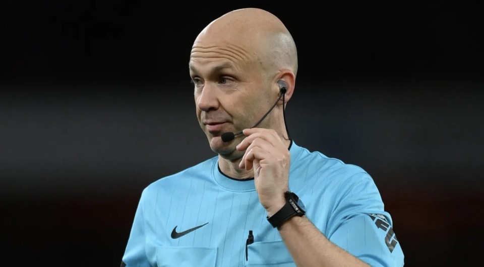 英超第30轮裁判泰勒执法曼城vs阿森纳胡珀执法曼联