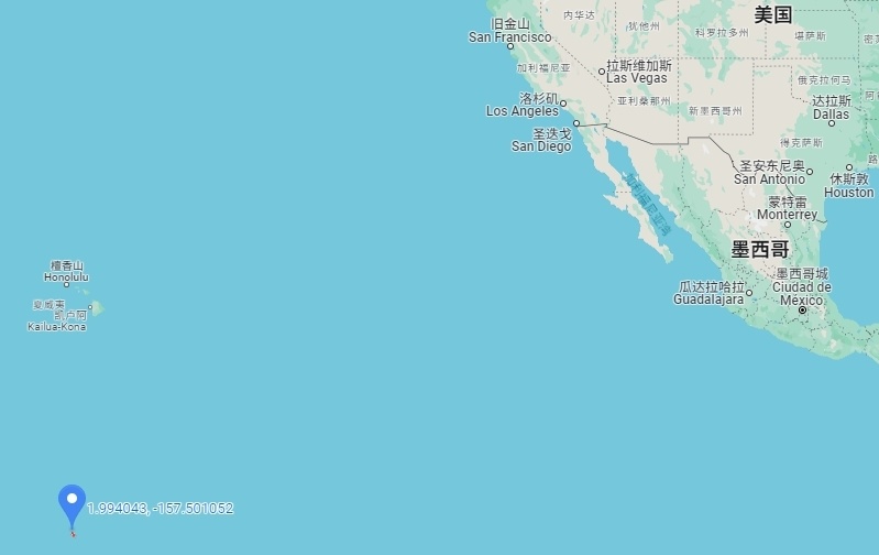 5万人,最近的岛屿与美国夏威夷檀香山距离2160公里.