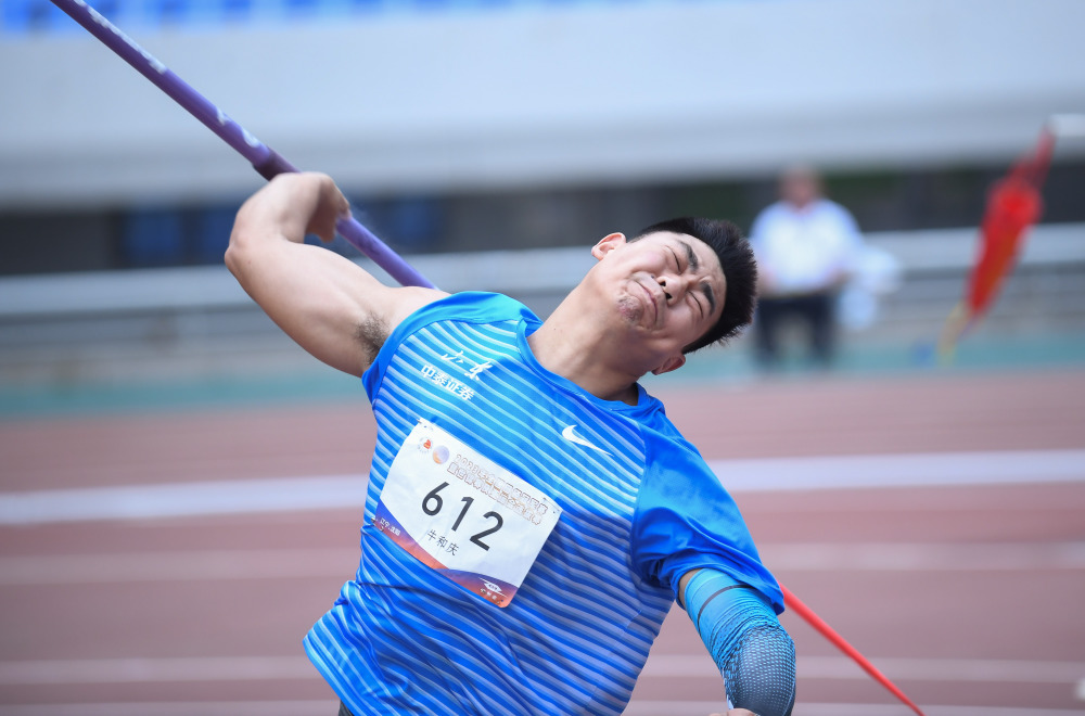 体育田径全国冠军赛男子标枪赛况