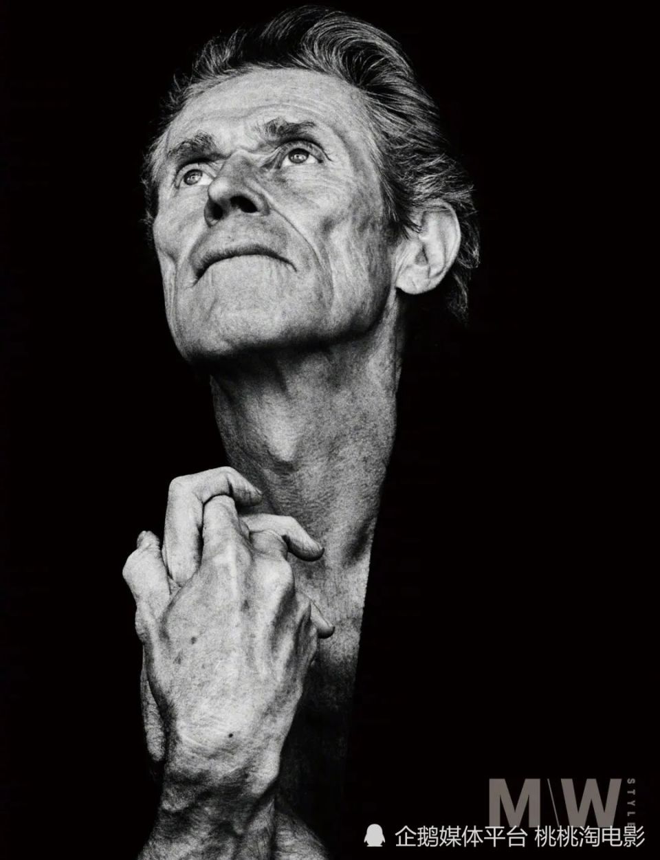 老戏骨威廉·达福《周末画报》写真大片,展现癫狂迷醉艺术家气质_腾讯