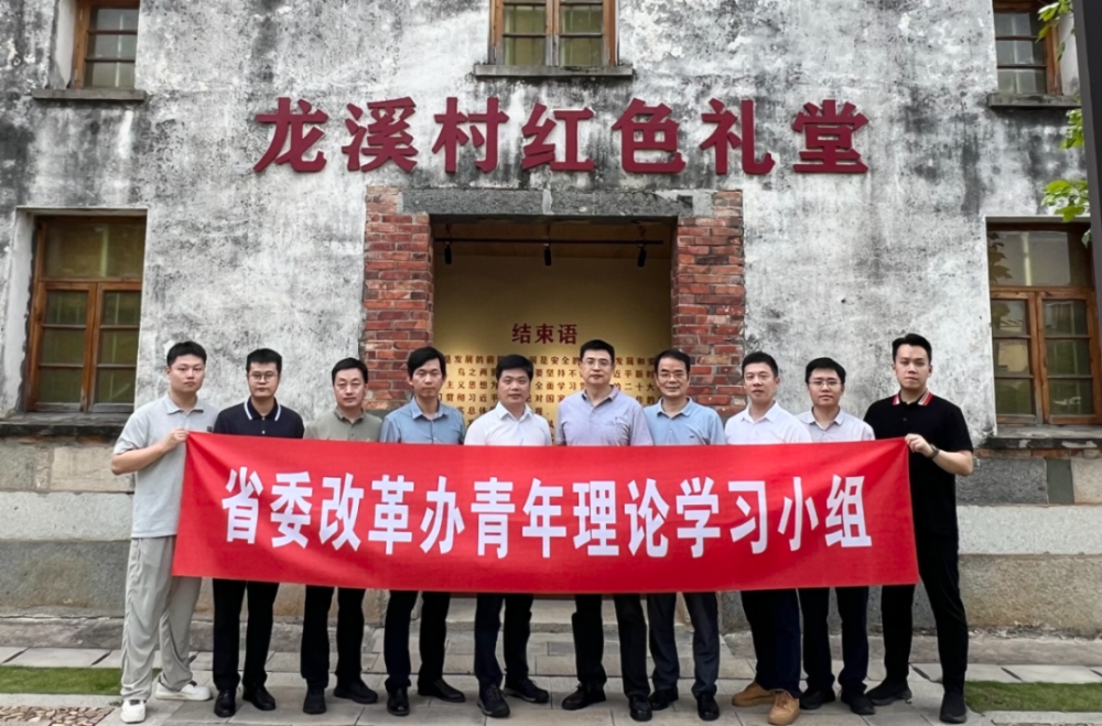 在音西街道龙溪村,青年干部们深入了解龙溪村历史沿革,革命历程,先烈