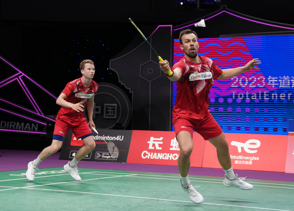 体育羽毛球苏迪曼杯马来西亚队晋级四强3