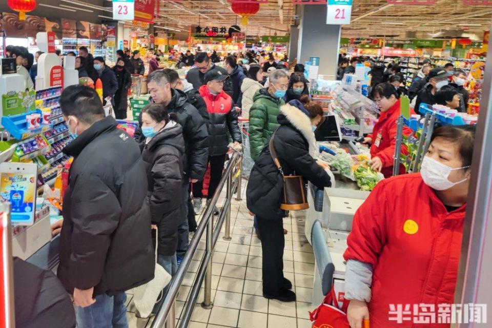 忙年，大型商超人“鼓了”_腾讯新闻