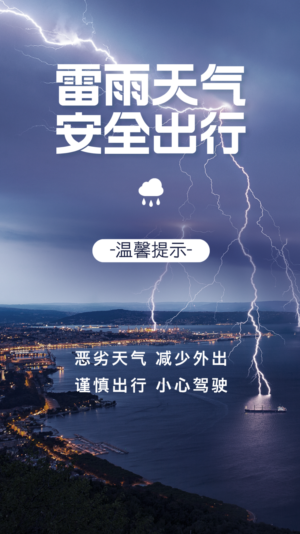 h5丨雷雨天气安全出行
