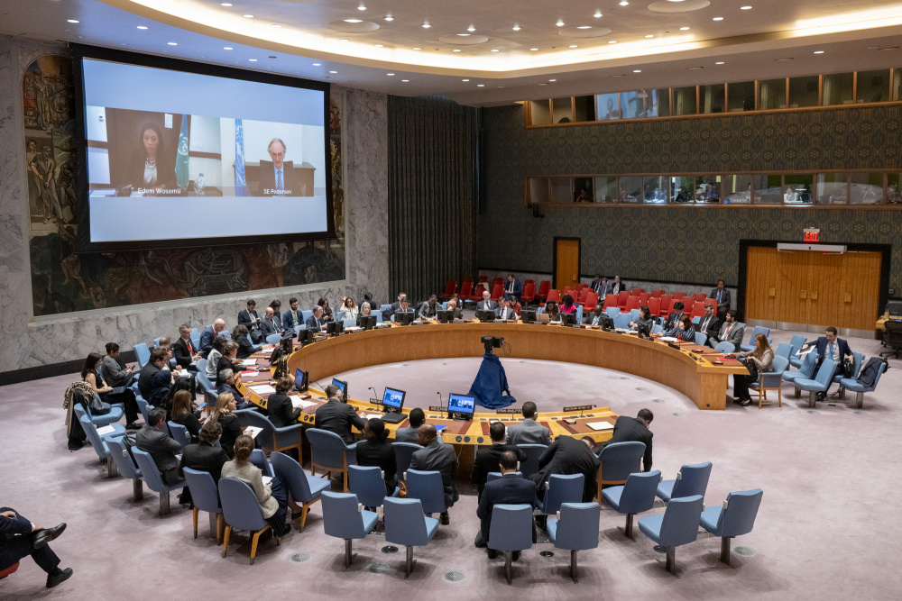 新华社照片,联合国,2023年10月31日(国际·图文互动)中方反对外部势力