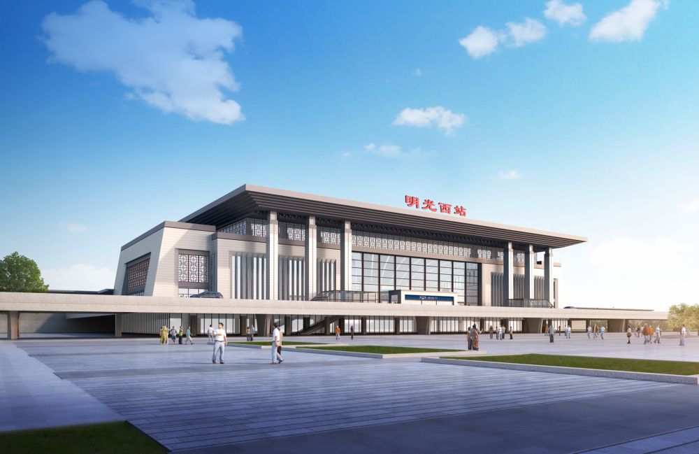 合新高铁安徽段明光西站首根桩基开钻_腾讯新闻