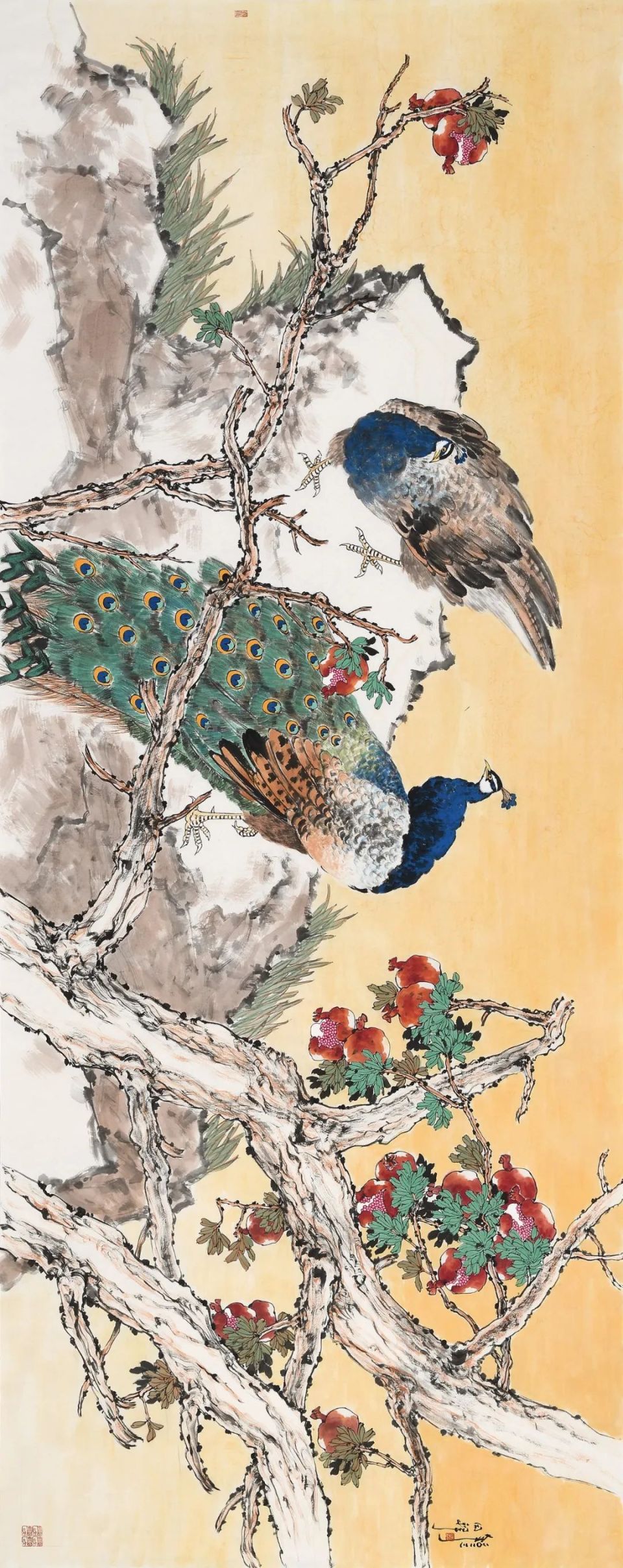 荣宝斋画院建院20周年主题创作大画作品