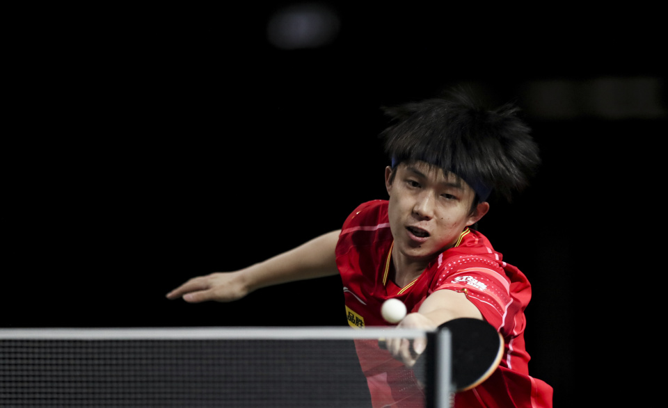 (体育)乒乓球——世乒赛:王楚钦晋级男单八强