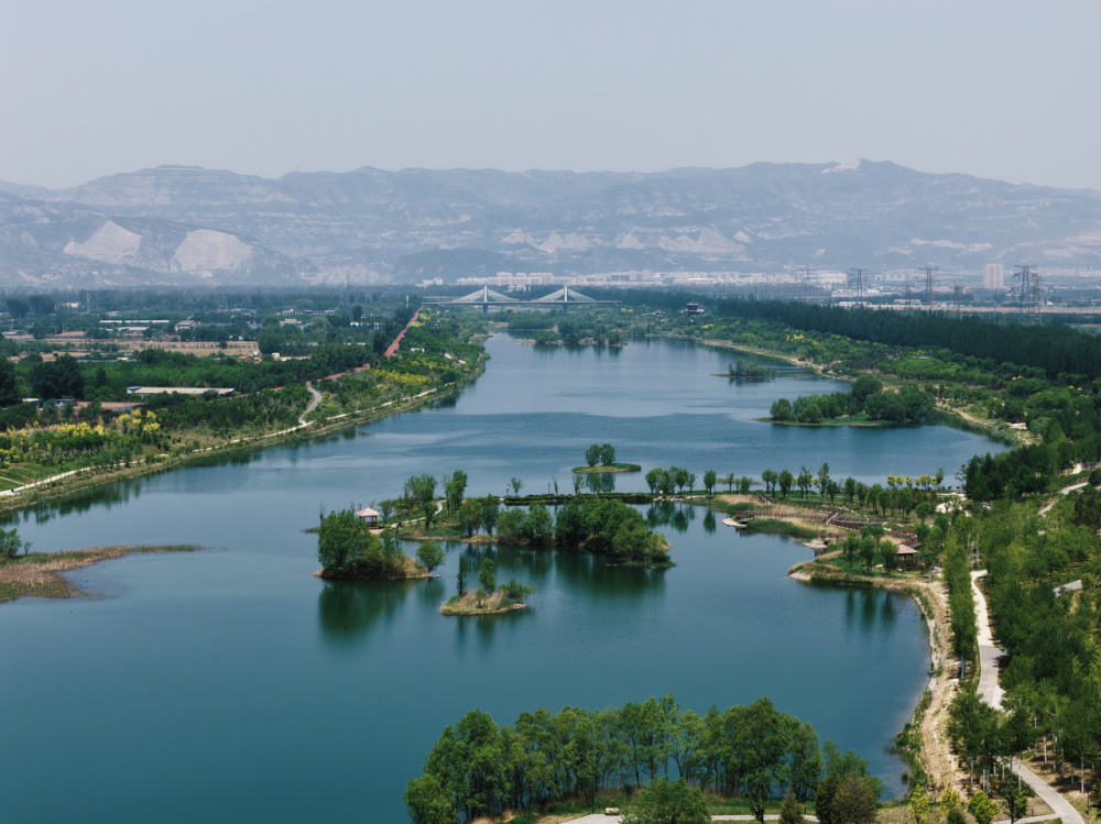 小满至夏意浓太原汾河四期绿意盎然
