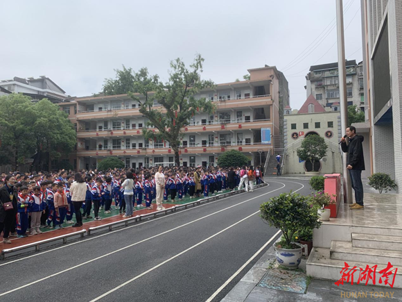 洪江区幸福路小学:开展安全演练,筑牢安全防线