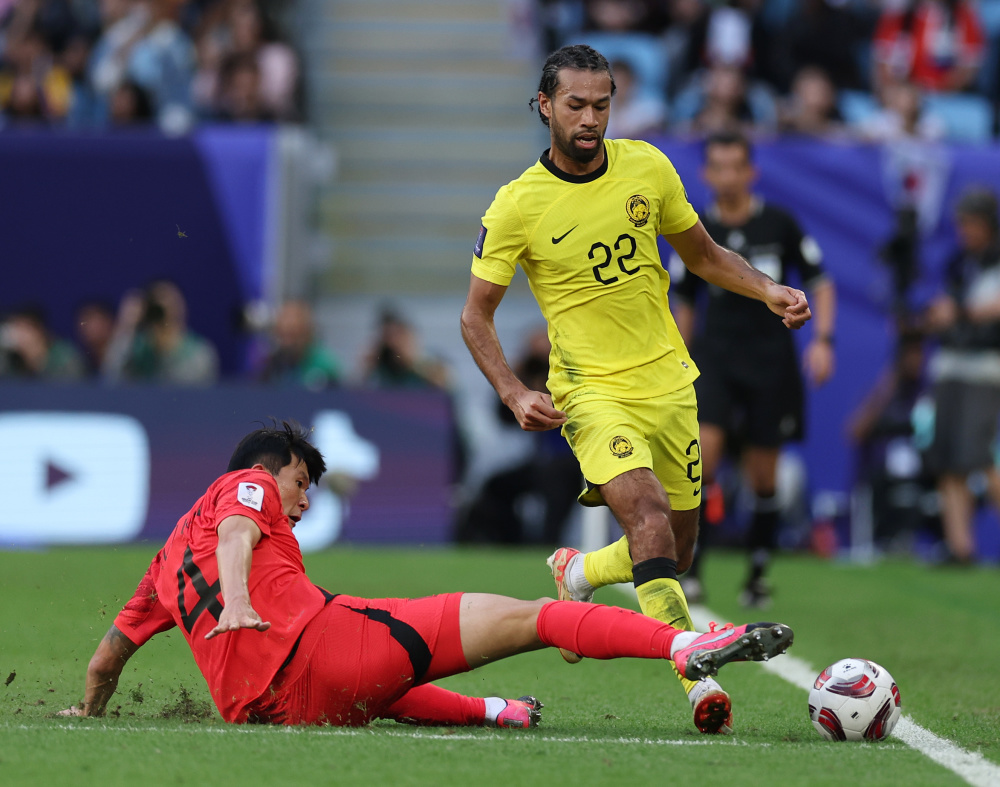 足球小组赛e组韩国队对阵马来西亚队