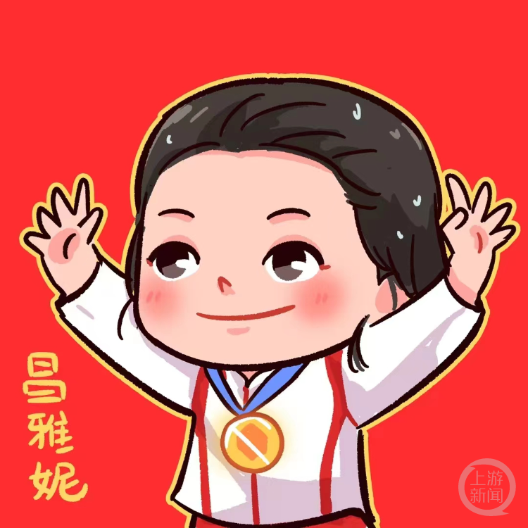 80后插画师为中国奥运健儿画q版萌图,网友:可以直接当头像了