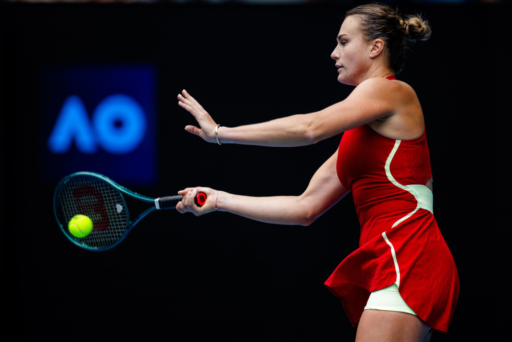 网球——澳网:萨巴伦卡晋级第四轮