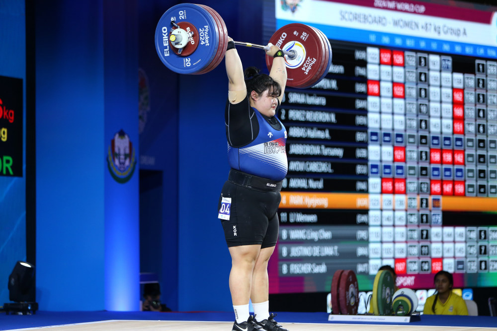 举重世界杯李雯雯收获女子87公斤以上级三金