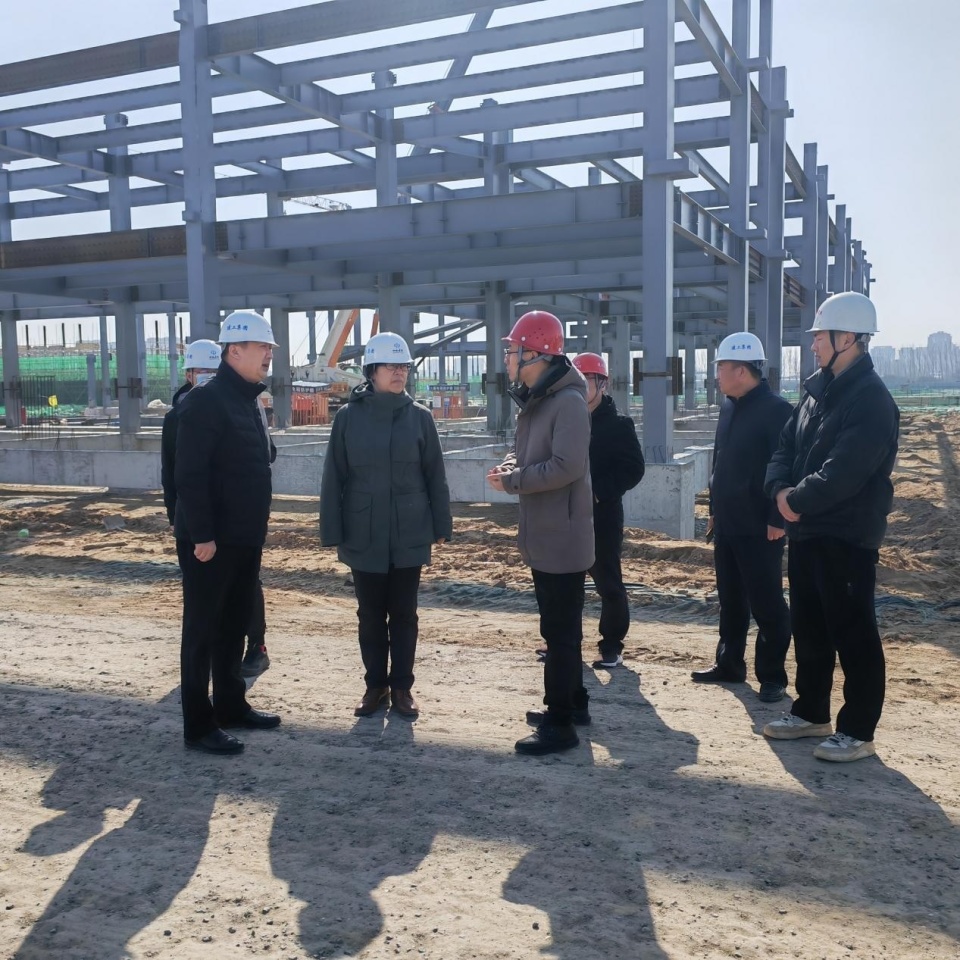 河南开封示范区党工委副书记管委会主任郑红英调研二十五中西校区项目