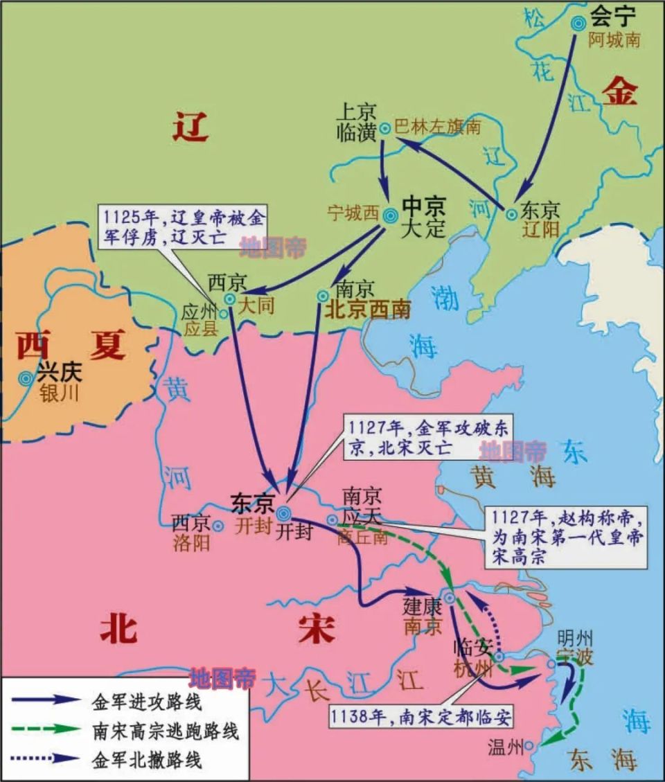 南宋领土最大时地图图片