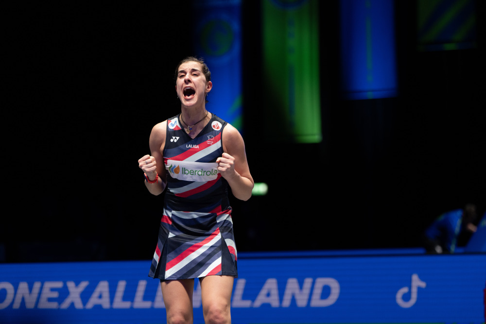 羽毛球全英公开赛马林夺得女单冠军