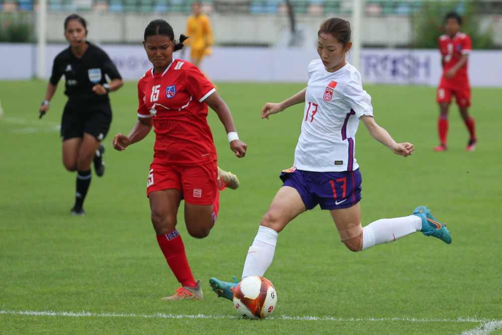 体育足球u20女足亚洲杯预选赛中国胜尼泊尔