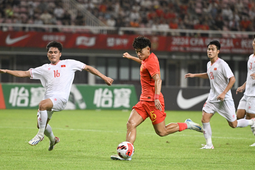 足球——国际邀请赛:中国u21胜越南u21