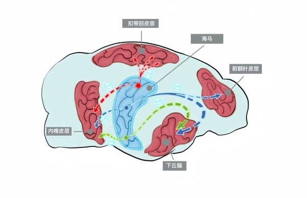 小鼠脑结构示意图图片