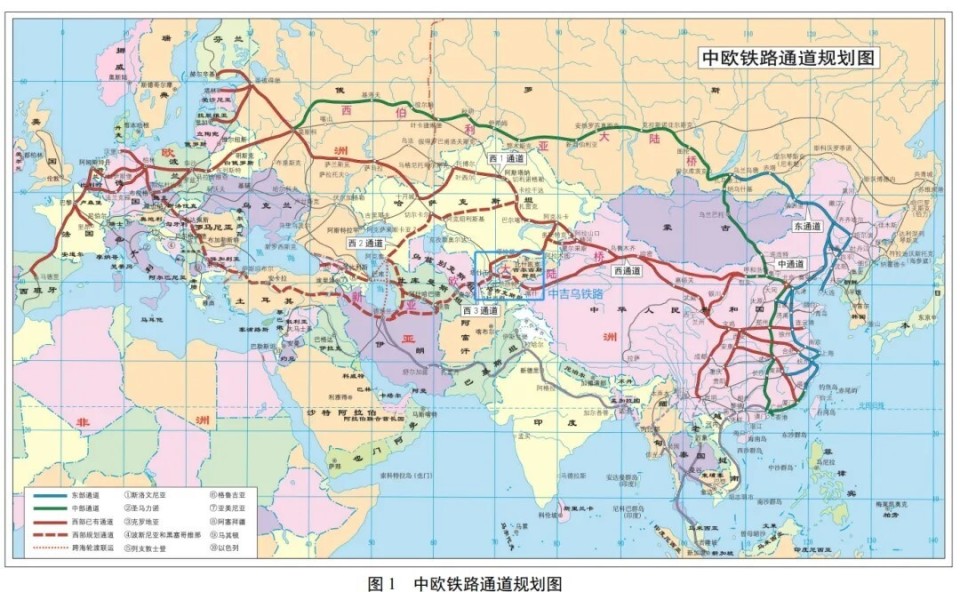 凭借喀什的黄金位置,中吉乌铁路将成为中国到欧洲,中东的最短货运路线