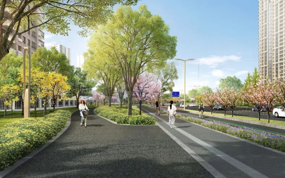 效果图"四横四纵"骨架路网让市民出行更便捷根据规划,双流区华府片区
