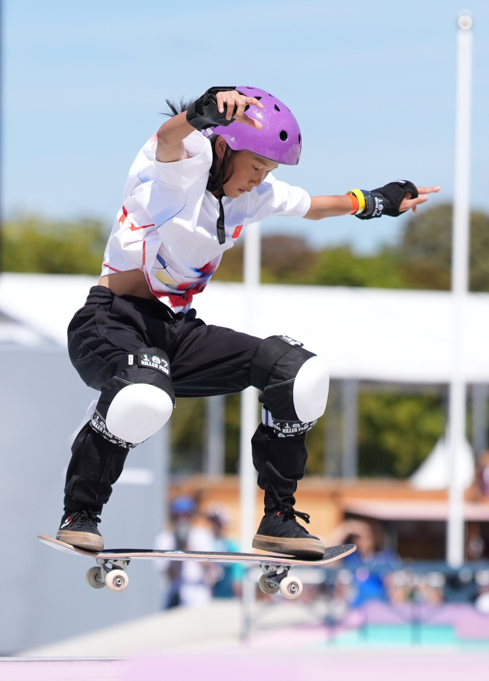 巴黎奥运会|滑板——中国选手亮相滑板女子街式比赛(3)