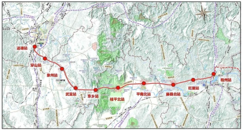 各有特色柳梧铁路公布6个新建铁路客运站效果图