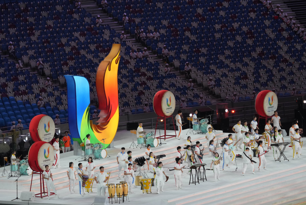 (成都大运会)第31届世界大学生夏季运动会开幕式举行(6)_腾讯新闻