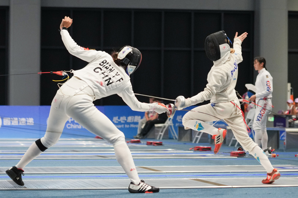现代五项女子个人击剑大循环赛况
