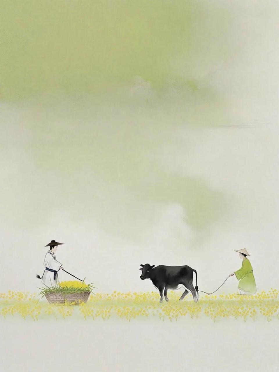 50句清浅田园诗词:心灵的创伤,灵魂的焦灼,且任稻麦