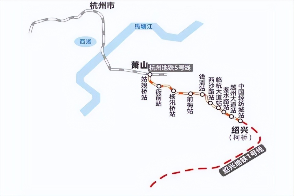 并且开创了国内跨市地铁的先河,即刷一次卡,就能从绍兴到杭州体现了两