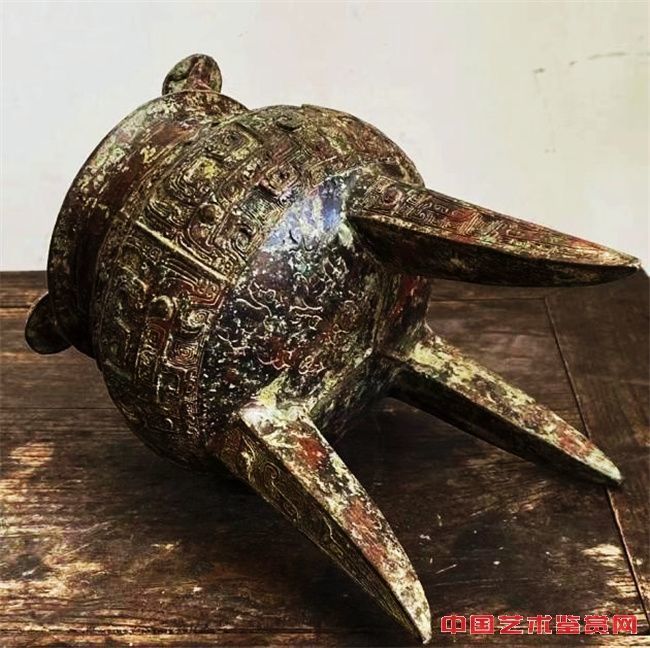 学术百家青铜斝牂牁国献周王朝礼器