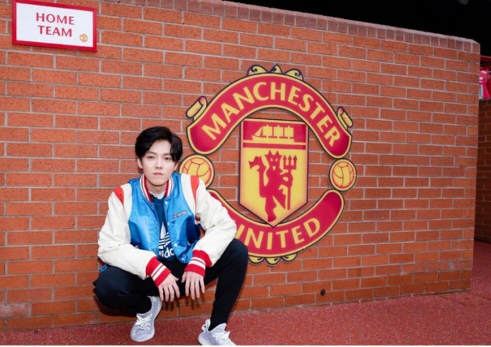 邮报同时造访老特拉福德鹿晗风头盖过奥斯卡影帝