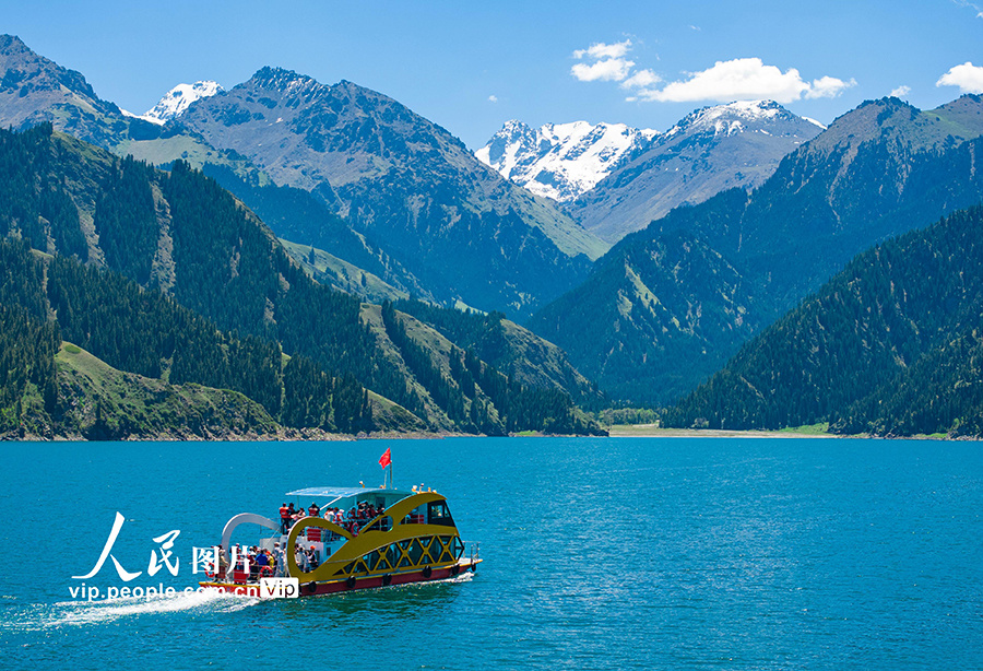 天山天池八大景观图片图片