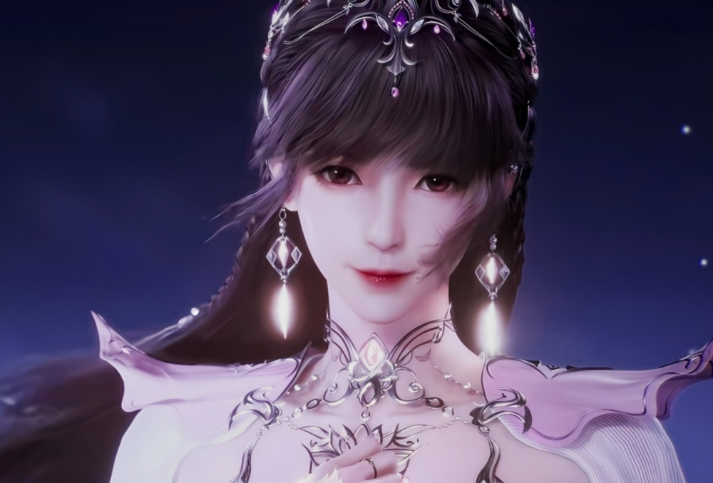 斗罗大陆小舞柔骨神装优化调整细化五官取消护肩新发型也太美了