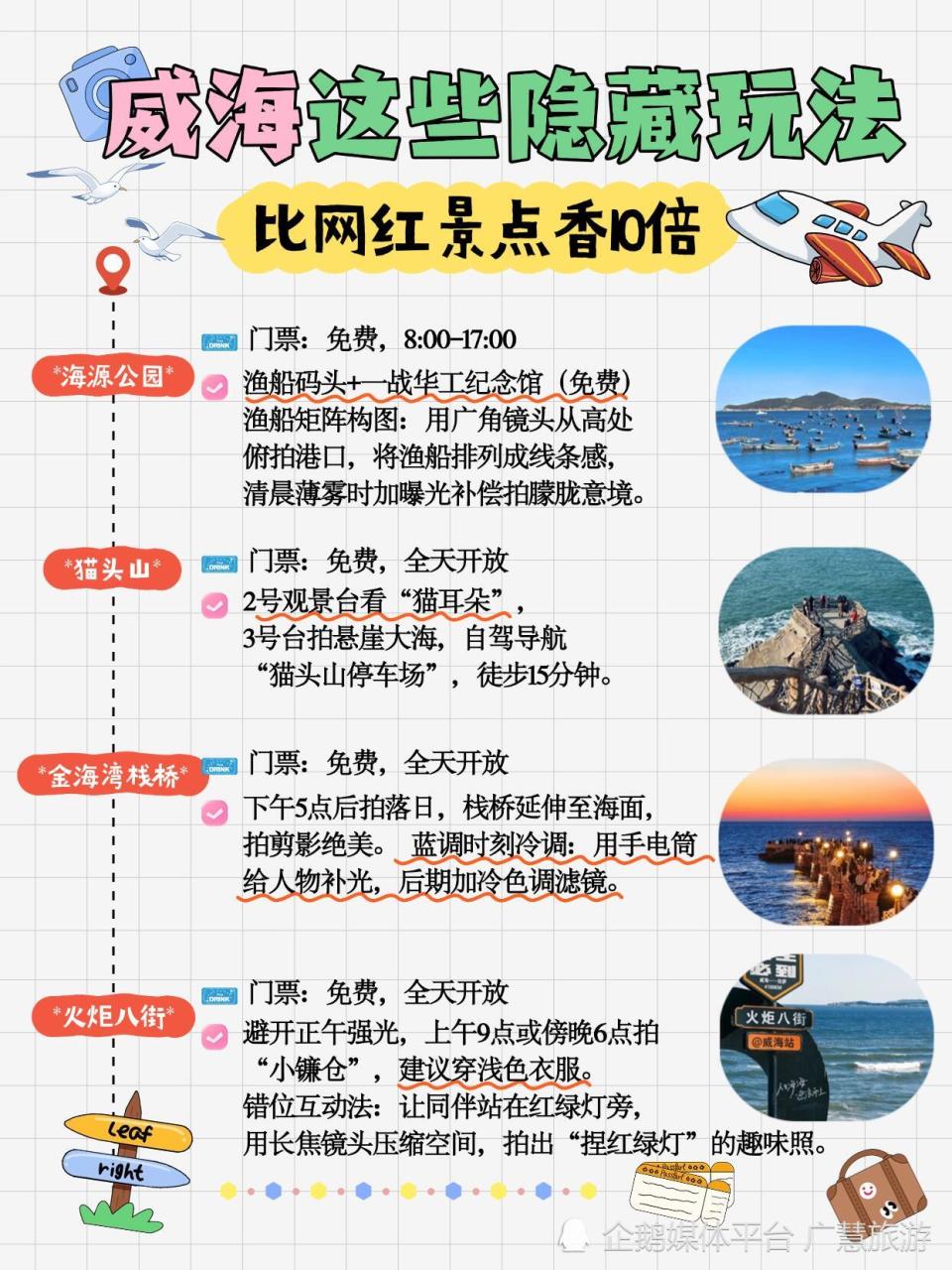 4-5月威海旅游必玩路线，三天两夜超全攻略_腾讯新闻