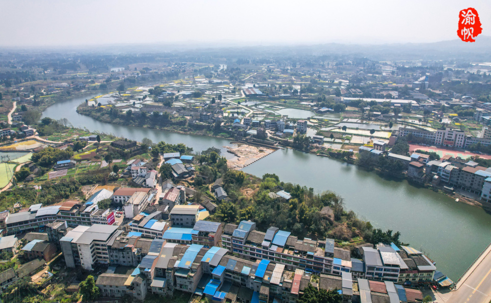 重庆太安镇,取太平安康之名,因太安鱼闻名全国,看看航拍怎么样_腾讯
