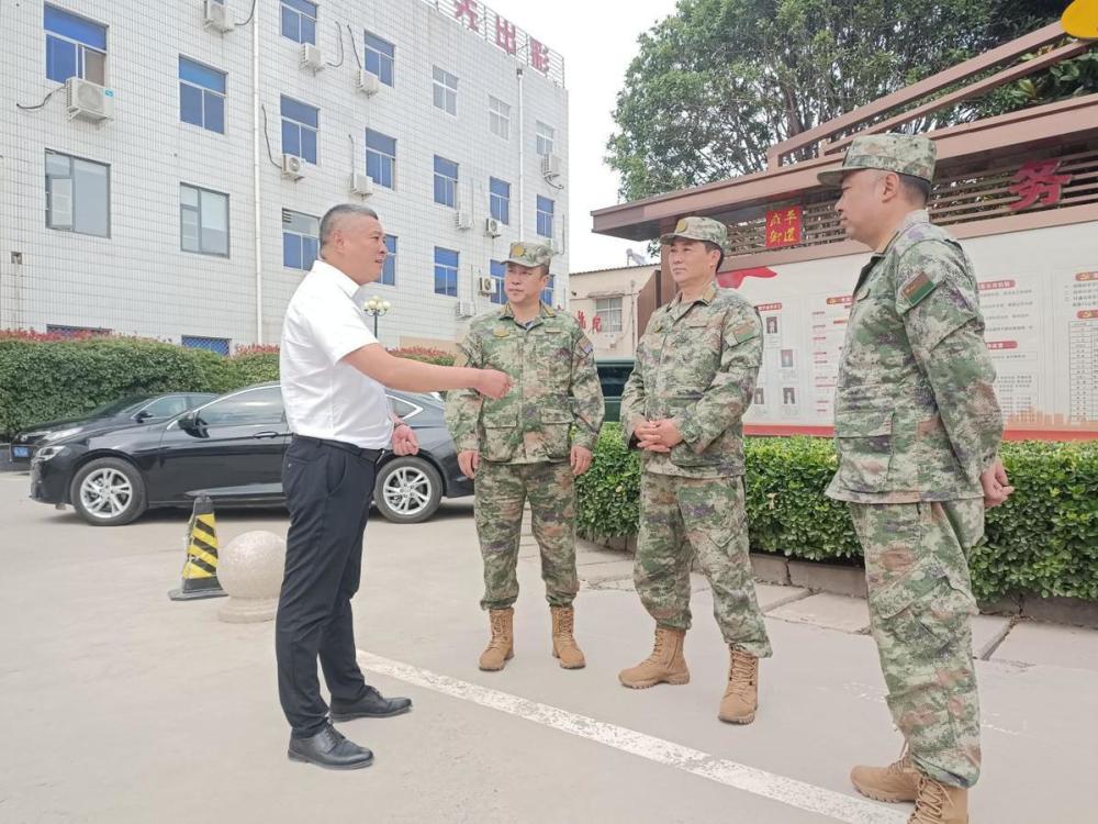 开封市军分区检查组到通许县咸平街道检查基层武装部标准化建设暨开展