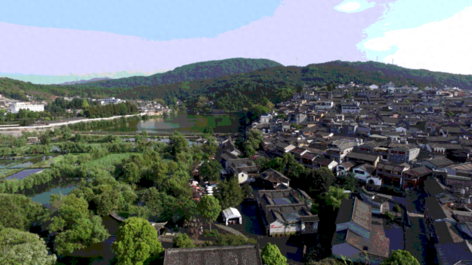 公示金牌旅游村和顺镇水碓社区