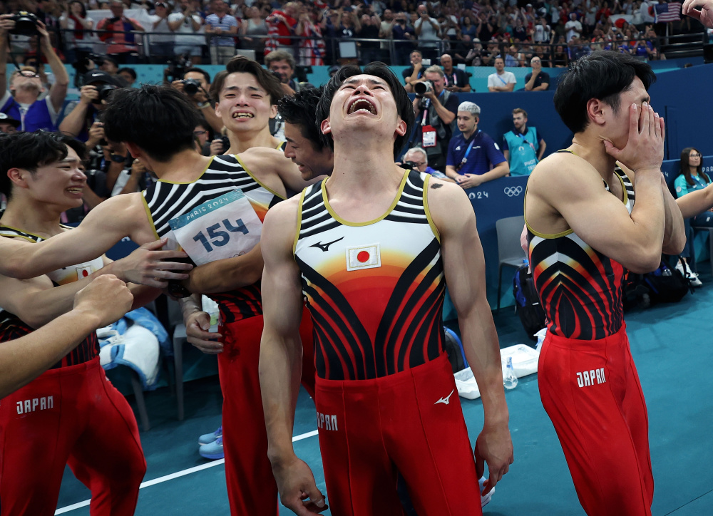 巴黎奥运会丨体操——日本队夺得男子团体冠军(4)