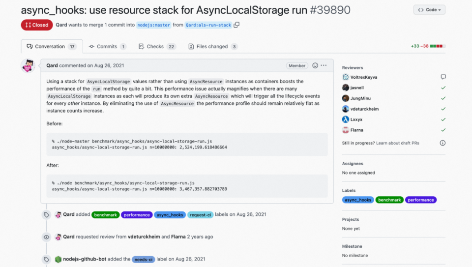 Node 中的 AsyncLocalStorage 的前世今生和未来_腾讯新闻