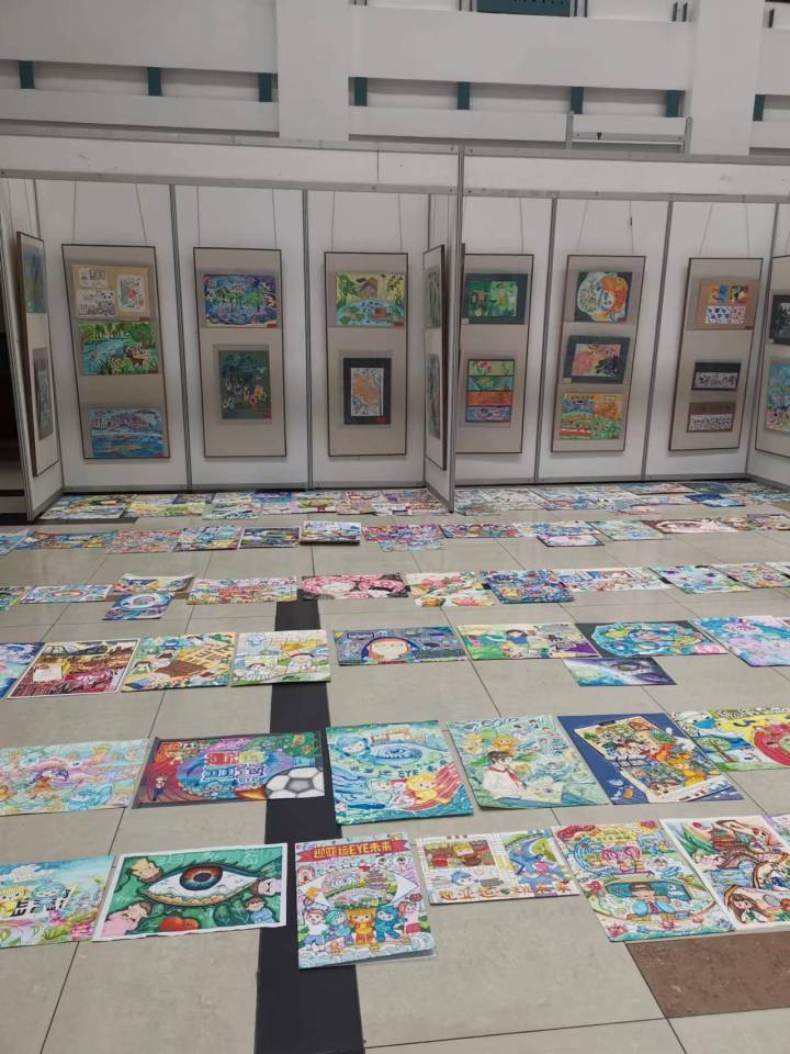 迎亚运eye未来杭州市少年儿童主题绘画比赛选出优胜作品
