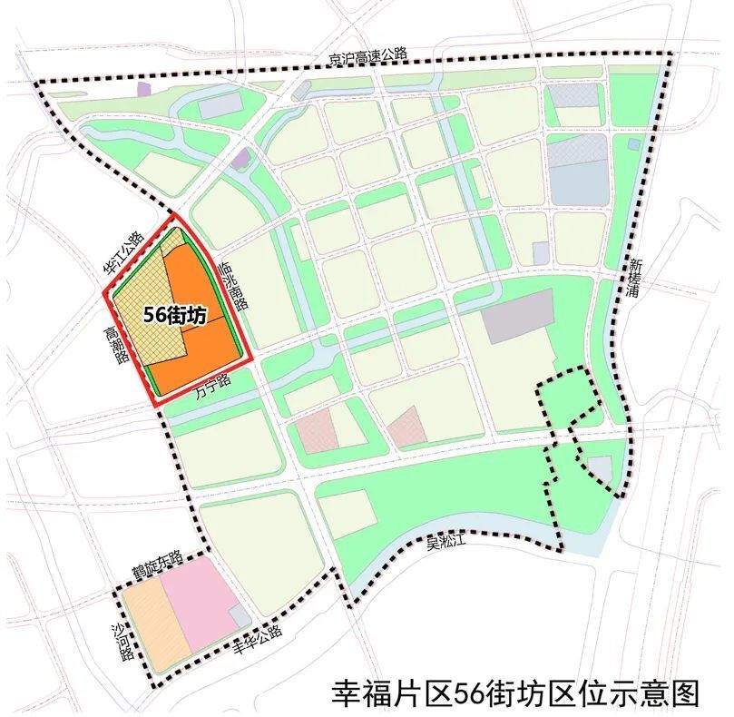 实施深化范围56街坊实施深化公示来了控制性详细规划局部