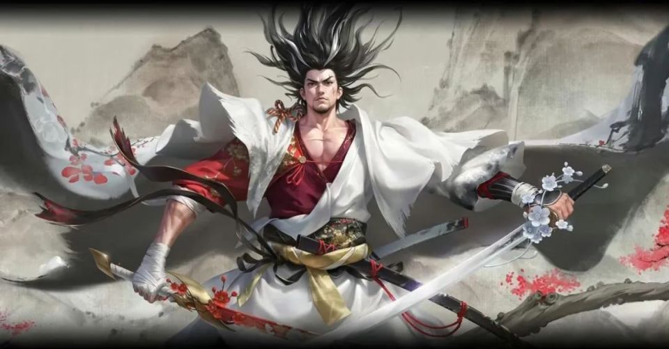 王者荣耀:全新水墨画风皮【宫本武藏-惊梅引】今日突袭,最低仅需1180