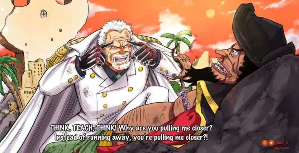 的休刊,尾田可能会改到其他战场,比如失落在海贼蜂巢岛的海军英雄卡普