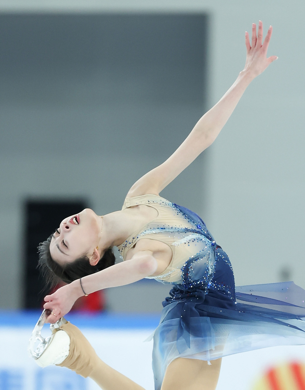 花样滑冰公开组女子单人滑短节目赛况