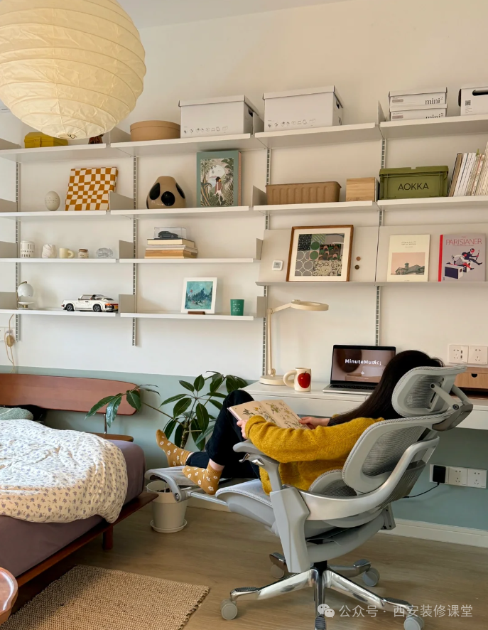 除过收纳柜,书房卧室墙面怎么置物?5.21